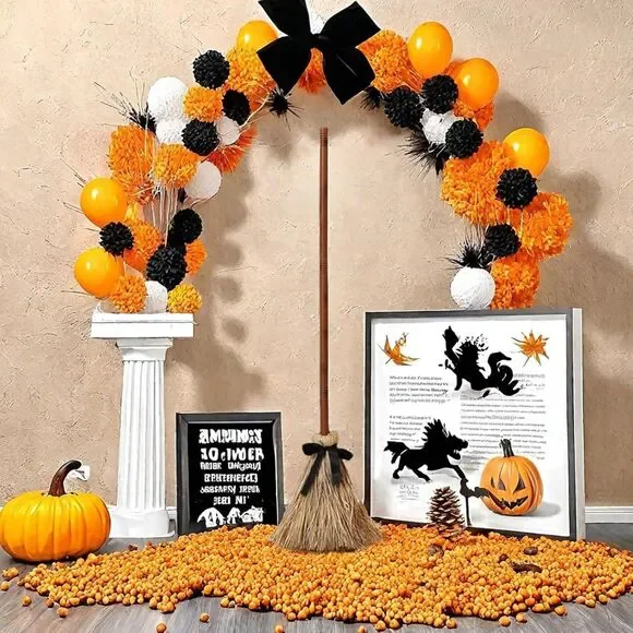 SPOOK-TACULAR Animated Floating Witch’s Broom! - Picture 5 of 6